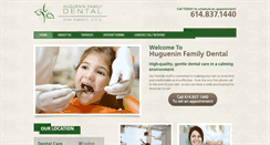 Desktop Screenshot of huguenindental.com